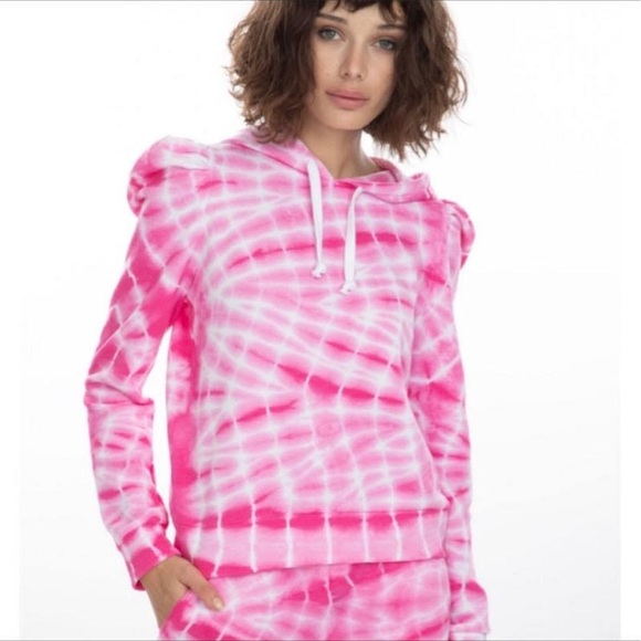Generation Love Tops - Generation Love (Revolve) | Carla tie dye puff sleeve sweatshirt